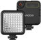 YANGZY IR49S Mini IR Night Vision Light Infrared Photography Light for Video Camera Camcorder Built-in Rechargeable Battery with 3 Cold Shoe Mount for Vlog Video Recording