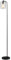 COSTWAY 168cm Stehlampe modern, Stehleuchte mit Fußschalter, E27-Glühlampensockel und Glaslampenschirm, Leselampe für Wohnzimmer, Arbeitszimmer, Schlafzimmer