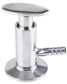 YEAHSO 1,5-Zoll-Zwinge-Tri-Clamp-Typ Medizin-Ellipsen-Probenahmeventil Edelstahl SS304 Klemm-Probenahmeventil