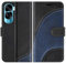 BoxTii Cover per Honor 90 Lite, Custodia in PU Pelle Portafoglio, Magnetica Cover a Libro con Slot per Schede per Honor 90 Lite, Nero