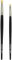 MR.HOBBYミスターホビー MB31 Mr. Weathering Brush Set, Soft, Brush, Painting Tool for Model Making, for Weathering Paints, Large & Small Brush, Soft, Black, Metal Colours, Aluminium, Plastic, Set of 2