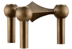 Stoff Kerzenhalter – Bronzed Brass