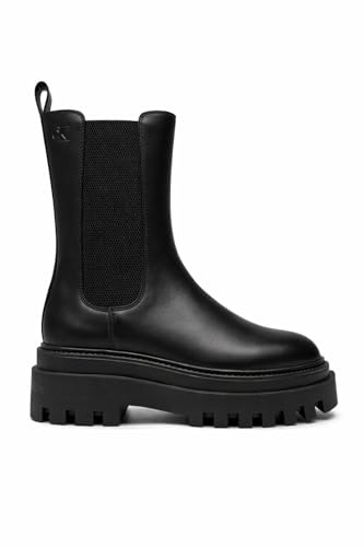 Calvin Klein Damen Chelsea Boots Flatform mit Plateau