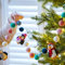 Felt Penguin Garland - Holiday Décor - Xmas Hanging Ornaments - Christmas Tree Decoration - Alternative Tinsel - Nursery - Children's Room