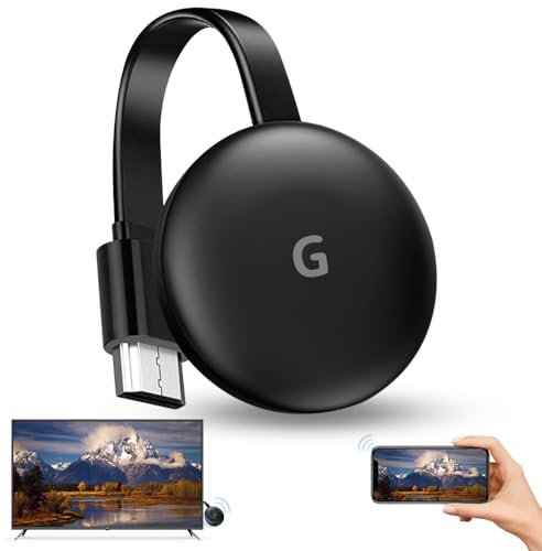MpioLife Dongle HDMI sans fil 5G Miracast 4K Full HD Miracast HiFi Écran sans fil Support vidéo pour i-Phone/i-Pad/Android/i-OS/Windows/PC vers TV/moniteur