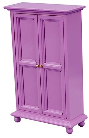 BESTonZON Zarter Miniatur-puppenschrank – Mini-Garderobe Im Maßstab 112 Mit Realistischem Design Für Das Mini-zuhause