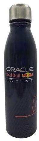 HOX Red Bull Oracle Official F1 Team aluminium Water Bottle | Durable, Lightweight leaks & spills Proof | BPA Free Eco-Friendly & Reusable | Gift for F1 racing FAN & Collector | Pack of 1 600ML