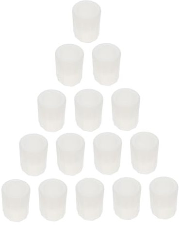 TIDTALEO 10pcs DIY Ice Molds Shot Glass Molds Unbreakable Silicone Wine Glass Ice Cube Molds for Iced Mould Shot Glasses