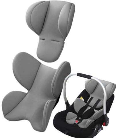 Baby Autositz Kissen - Neugeboreneneinsatz Babyschale - Kopfstütze Für Neugeborenen-Autositzs - Säuglings Autositze Einsatz Für Babyschale Und Autositzes - Atmungsaktiv Sitzpolster Für Kinderwagen