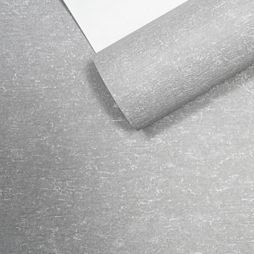 SOPHIE LAURENCE Plain Grey Wallpaper Textured Thick Free Match Paste The Wall Bedroom Office