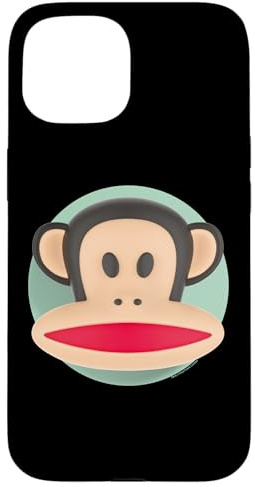Hülle für iPhone 15 Paul Frank Julius Der AFFE, der grüne Kreis