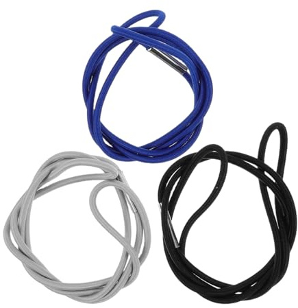 BESTOYARD 3pcs Wheelie Bin Liner Clips Elastic String Trash Can Bag Bands for Household Waste Bin Versatile Fit and Decorative Element, for Daily Use and Secure Garbage Bag Fixing