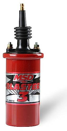MSD 8223 Blaster 3 Ignition Coil with Extra Tall Secondary Tower, Red