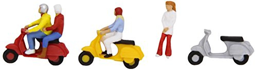 Preiser 1/87 Ème - PR10128 - Model Railway - Motorcyclists