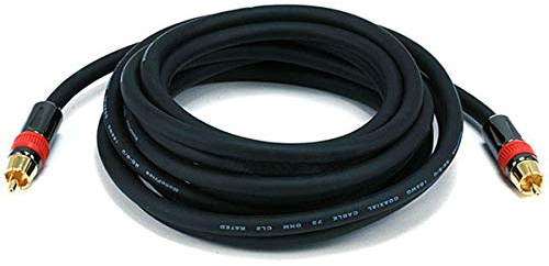 Monoprice 102682 Parts RG6 RCA CL2 Rated Digital Coaxial Audio Cable