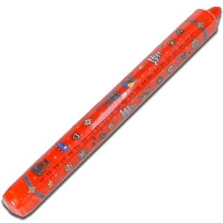 Adventskalenderkerze rot