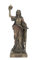 Unbekannt Figur Göttin Germania bronziert und coloriert Veronese
