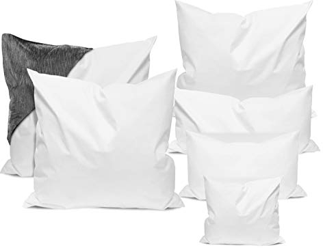 npluseins 2er Pack - allergendichte Kissen-Zwischenbezüge - wirksam gegen Milben, Bakterien und Pilze, 40 cm x 40 cm