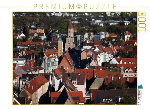 CALVENDO Puzzle Jakobervorstadt, Augsburg, Deutschland | 1000 Teile Lege-Größe 64 x 48 cm Foto-Puzzle für glückliche Stunden