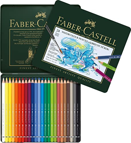 Faber-Castell FC-117524 Watercolour Pot Albrecht Dürer Case of 24 Pieces