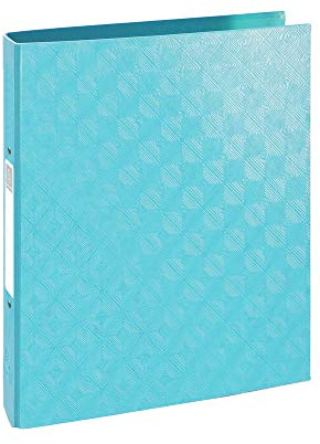 Exacompta 54932E Ringbuch 1928 aus Karton für DIN A4, 2 Ringe, Rücken 40 mm, blau ideal für Schule und Büro Ringordner Ringbuchordner