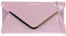 Girly Handbags - Borsa a tracolla lucida da donna, (Colore: rosa.), groß