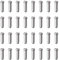 100 Stück Bremskabel-Endkappen, 12 mm, Endkappen für Fahrradkabel aus Legierung, für Mountainbike, silberfarben