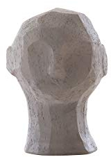 Cooee Design - Scultura in cemento, grafite, L 11,5 x H 16 cm