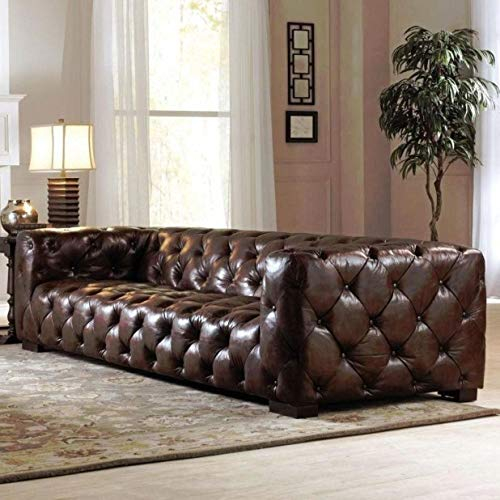 jvmoebel XXL Big Sofa Couch Chesterfield 245cm Polster Sofas 4 Sitzer Leder Textil #301