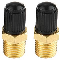Compressor Tank Fill Valve - Air Compressor Valve Adaptor Replace Professional 2Pcs 1/8 Npt Mpt Brass Air Compressor Tank Fill Valve Schrader Car-Styling Car Accessories Valves & Parts