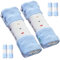 4 Stück Gurtpolster babyschale，Baby Kinderwagen Trageschale Gurtschutz - Sicherheitsgurt Schulterpolster Schulterkissen Gurtschoner Autositze Gurtpolster für Babys 15x5cm