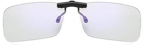TopHomer Clip Blaulichtfilter Schutz, gelb/klar Anti-Blaulicht-Brille PC Mobile TV Gaming Brille, Anti-Ermüdungsbrille auf PC-Bildschirmen
