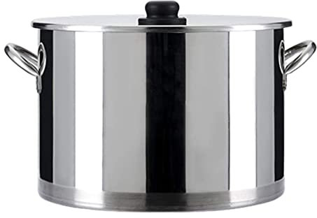 La zappa Bollitore in acciaio inox professionale per alimenti, caldaia per latte, formaggio e birra artigianale (25 lt)