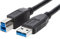 Septal USB 3.0 Cable - A-Male to B-Male Adapter Black 6 Feet (1.8 Meter) Black Monitor/Dock/PC