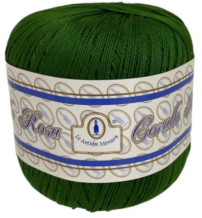 COTONE PER UNCINETTO N° 12 FILO DI SCOZIA GOMITOLO DA 100 GRAMMI (VERDE 39)