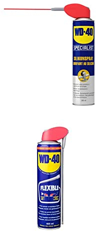 WD-40 Specialist Silikonspray 300ml und WD-40 Multifunktionsprodukt Flexible 400 ml