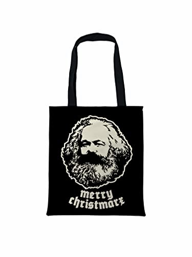 London Rainbow Notting Hill Karl Marx Merry Christmarx Tragetasche, Multicolor, Einheitsgröße