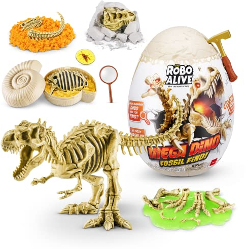 Robo Alive Mega Dino Fossil Fund von ZURU, T-Rex, Mittel