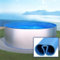 SAXONICA Rundpool Ø 450 x 120 cm I Grund Set I Poolfolie blau 0,5 mm I Splasher Handlauf I 4,5 x 1,2 m