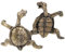 GLEAVI 2 Stücke Schildkröte Räucherstäbchen Räucherstäbchen Brenner Stehen Antike Feng Shui Schildkröte Figur Räucherschale Tee Haustier Für Altar Hause Yoga A