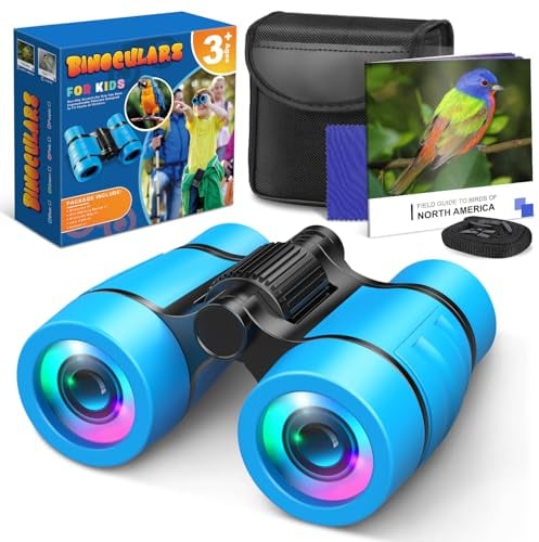HappyKidsClub Kinder, Fernglas für Kinder Geschenk Junge 3-12 Jahre Kinder Outdoor Spielzeug Fernrohr Kinder Spielzeug für Jungen Geschenke für Kinder