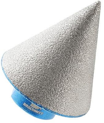 BRSCHNITT Fraise à doigt diamantée 40 mm – Fraise diamantée grossissement des trous existants dans la porcelaine, céramique, carrelage, marbre, granit Filetage M14 pour meuleuse d'angle