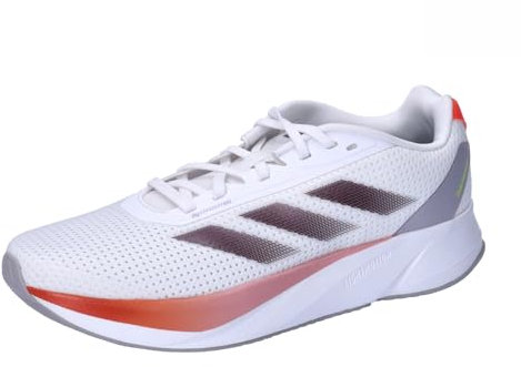 adidas Duramo Sl Running Shoes, Zapatillas para correr Hombre, Cloud White Aurora Met Solar Red, 46 2/3 EU