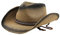 JIAHG Unisex Cowboyhut Strohhut Herren Westernhut Sommerhut Sonnenhut Stroh Panamahut Piratenhut Damen Strandhut Fischerhut Strandmütze