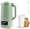 600ml Máquina de Leche de Soja, Licuadoras para Zumos Máquina para Hacer Leche de Nueces con 10 Acero Inoxidable Cuchilla Mezclador de Cocina Múltiple para Nueces Arroz Cereales (Verde)