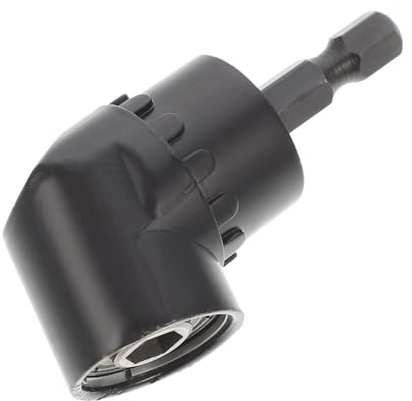 Veemoon Destornillador de Ángulo de 105 Grados de Acero de Aleación Accesorio para Taladro Eléctrico Herramienta de Fácil Reemplazo para Uso Diario