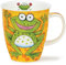 Dunoon Nevis - Taza de porcelana fina, diseño de ranas