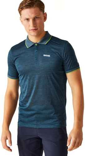 Regatta Remex II Mens Polo Shirt Moroccan Blue