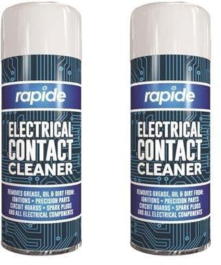 YSAMAX Electrical Contact Cleaner Spray, Aerosol Spray For Switch Circuit Board, Fast-Acting Formula, Versatile Application, Electronics Maintenance And Repair, 200 ML (2 PCS)