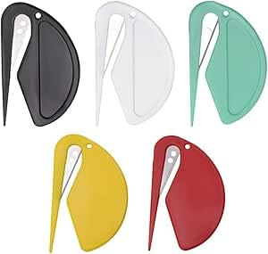 GYWHOOFT Lot de 5 enlèvements pour animaux de compagnie, nœuds de chat, poils longs, coupeurs coulissants pour coupe-papier, peigne pour nœuds pour chiens, chats, peigne nœud ouvert pour animaux